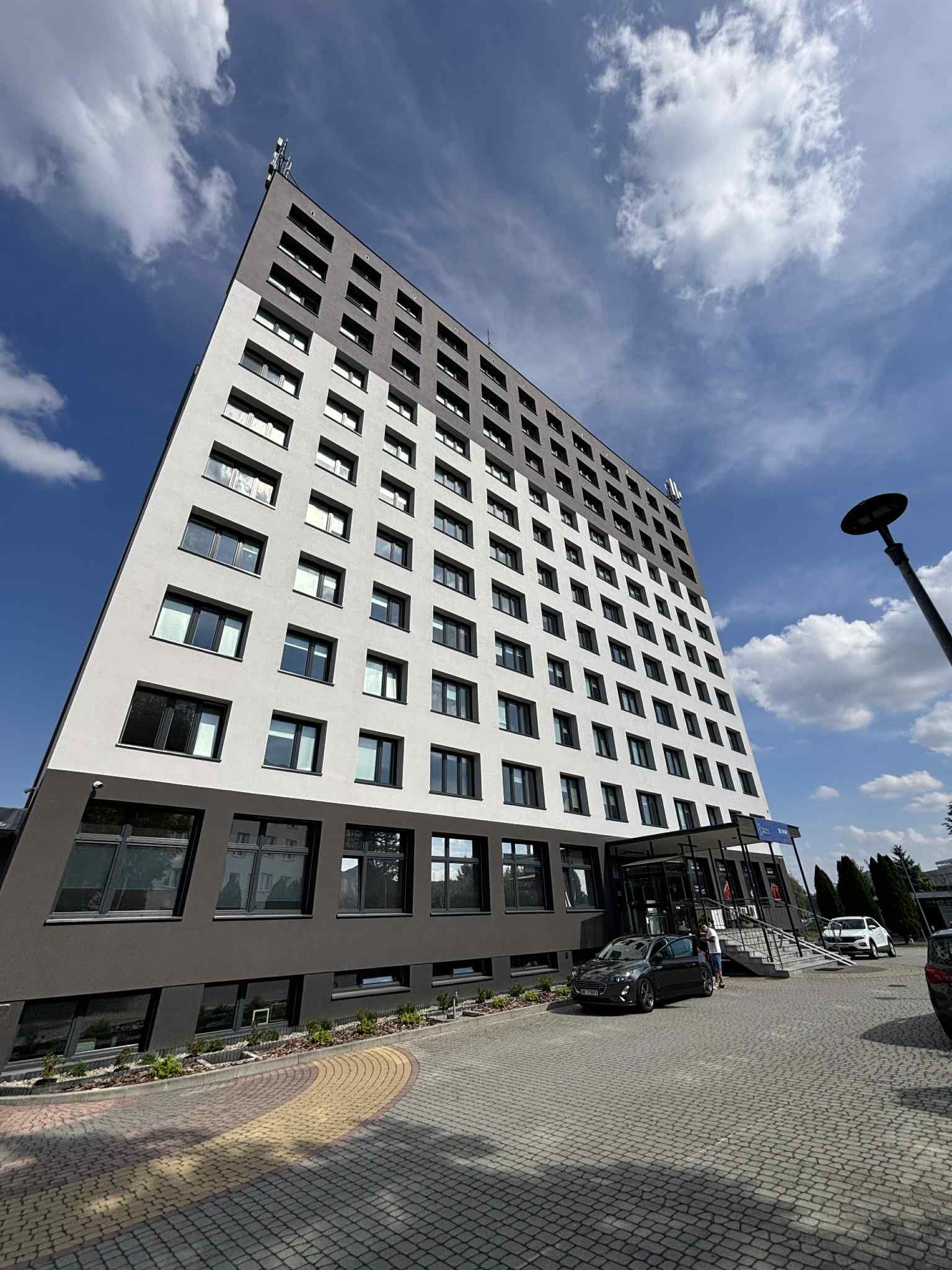 Dom Studencki Ikar w Rzeszowie, widok od wejścia
